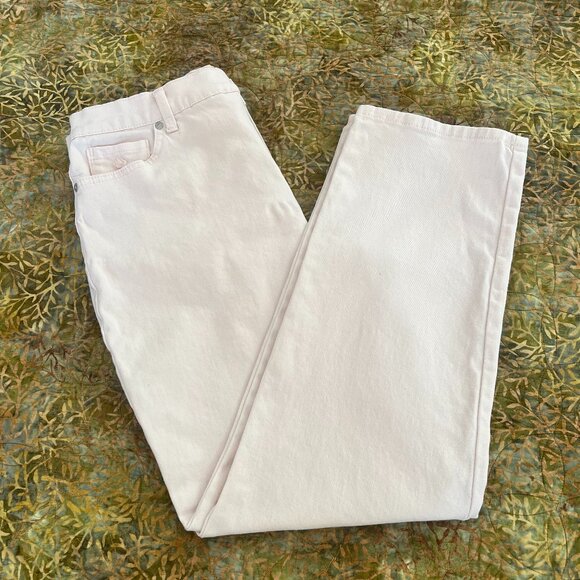 Gloria Vanderbilt Amanda Stretch Jeans, 5 Pocket, Blush Color, Size 12 - Picture 1 of 7